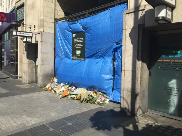 Borough Market floral tributes