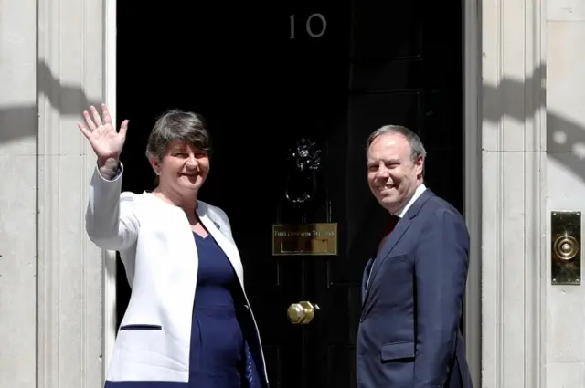 Arlene Foster and Nigel Dodds