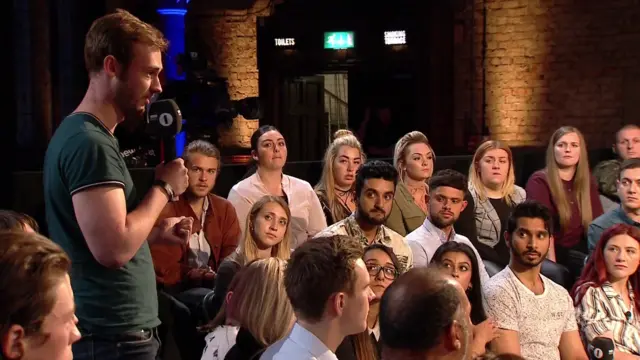 Young voters at Newsbeat debate