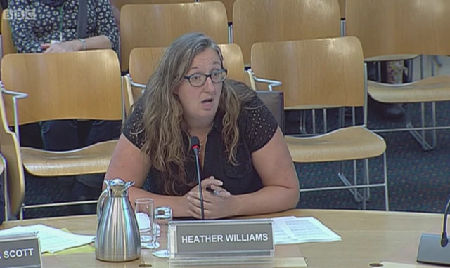 Heather Williams from Scottish Women's Aid