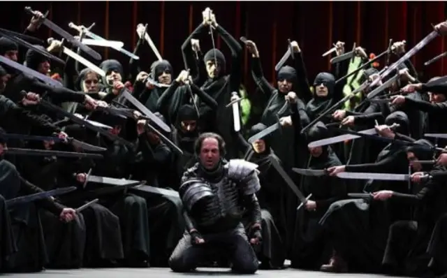 A new opera house production of Verdi's Macbeth © Franco Lannino