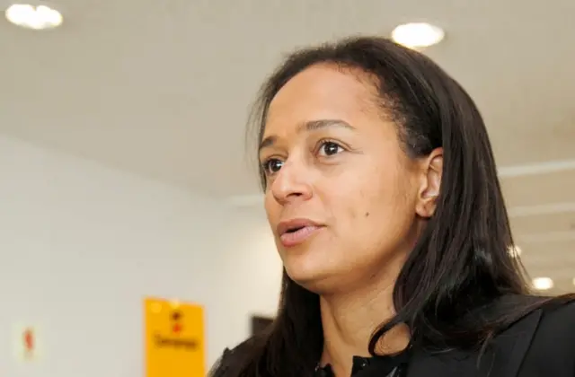 Isabel dos Santos, the daughter of Angolan President Jose Eduardo dos Santos and head of state energy giant Sonangol, speaks during an interview in Luanda, Angola, June 9, 2016