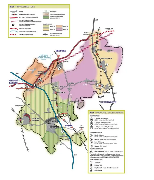 Draft plan map