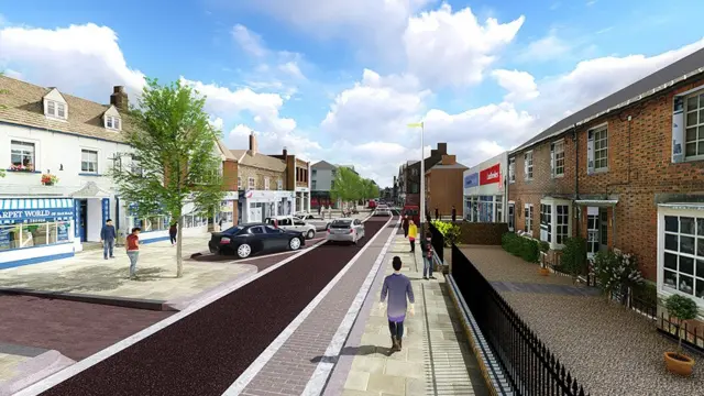 Plan for Oakham High Street