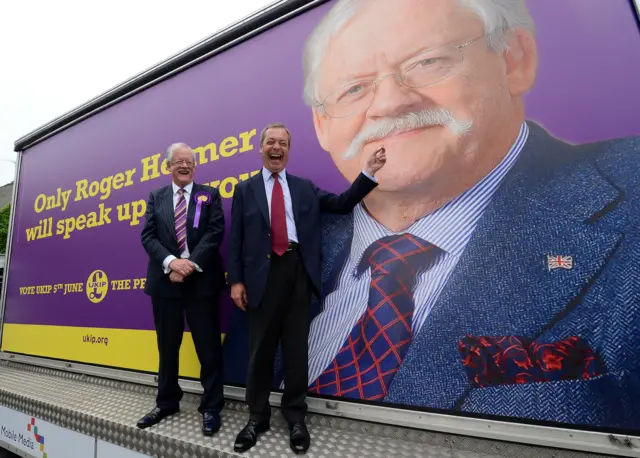 Roger Helmer with Nigel Farage