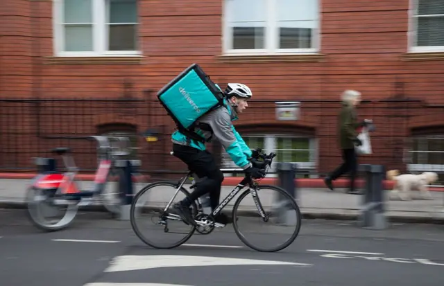 Deliveroo driver