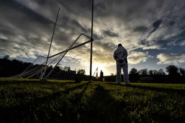 General view of a Gaelic game