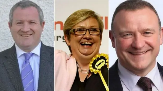 Ian Blackford, Joanna Cherry and Drew Hend