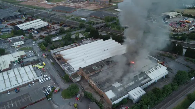 The warehouse blaze