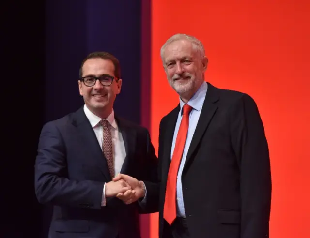 Owen Smith and Jeremy Corbyn