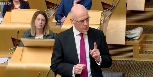 Education Secretary John Swinney