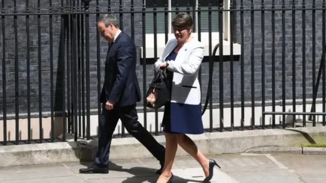 Nigel Dodds and Arlene Foster