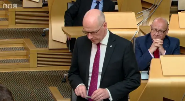 Education Secretary John Swinney