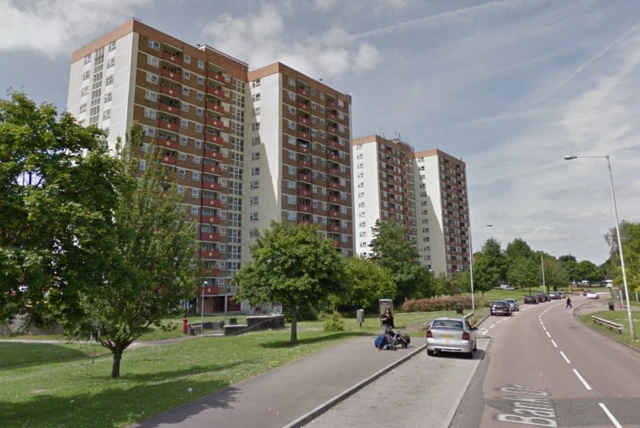 Tower blocks at Marsh Farm, Luton