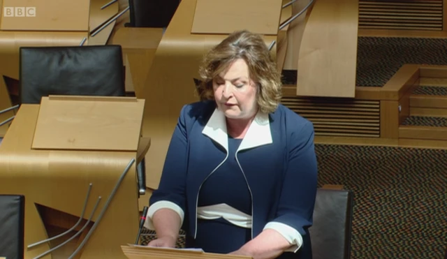 Culture Secretary Fiona Hyslop