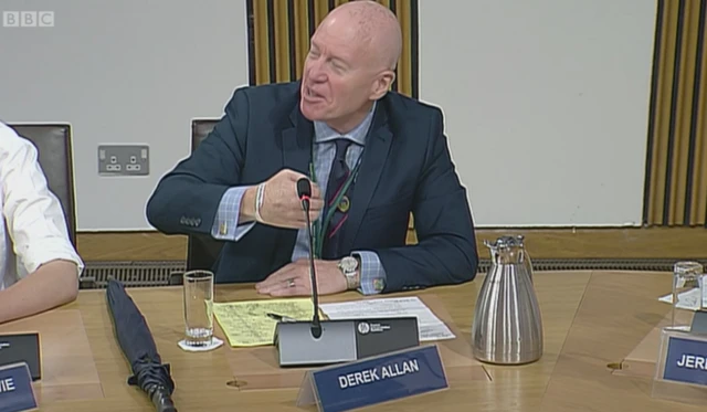 Kirkcaldy High School rector Derek Allan