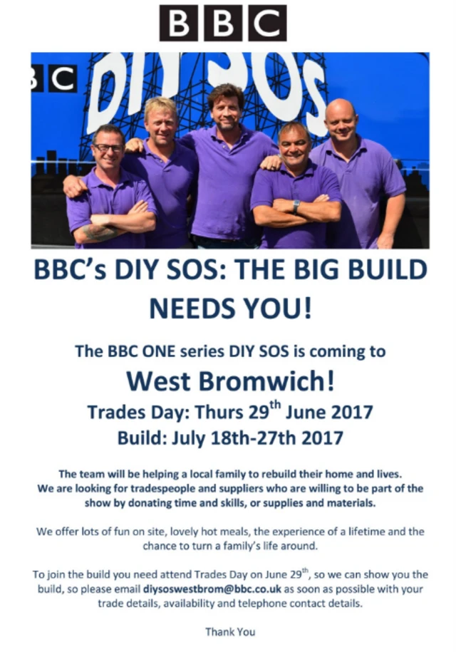 DIY SOS poster