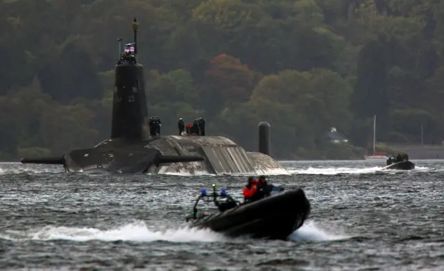 Trident submarine