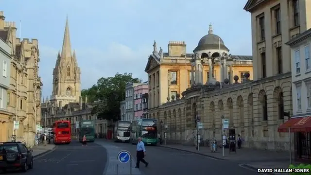 Broad Street in Oxford