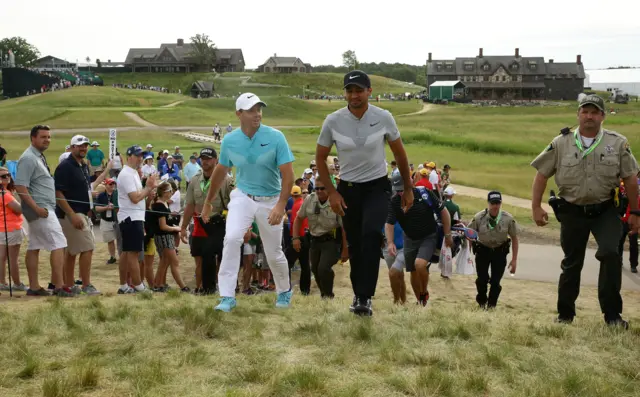 Rory McIlroy and Jason Day