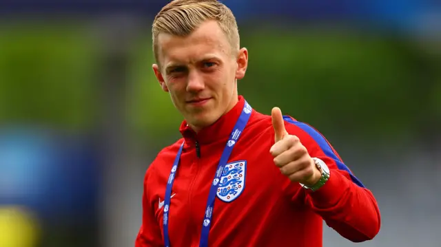 James Ward-Prowse of England gives a thumbs up