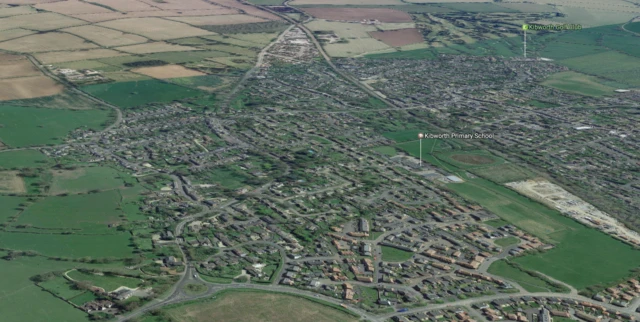 Kibworth from the air