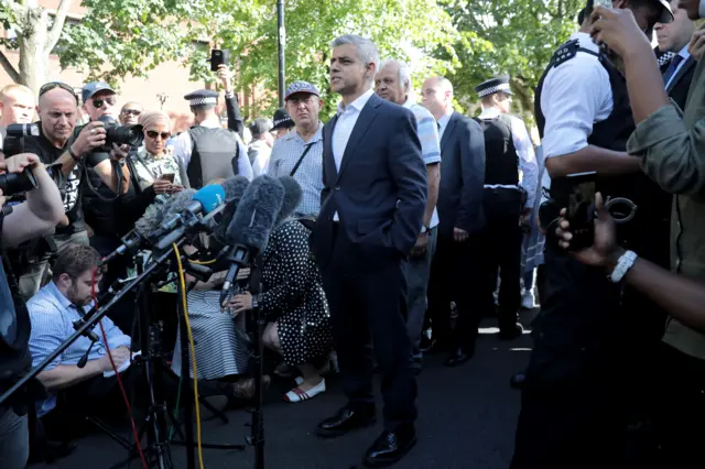 London Mayor Sadiq Khan