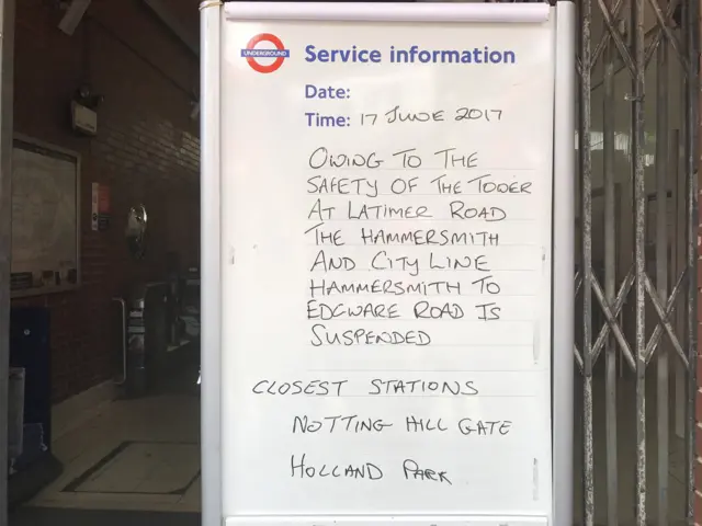 Tube closure notice