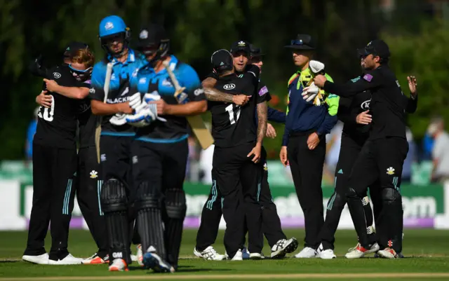 Surrey celebrate