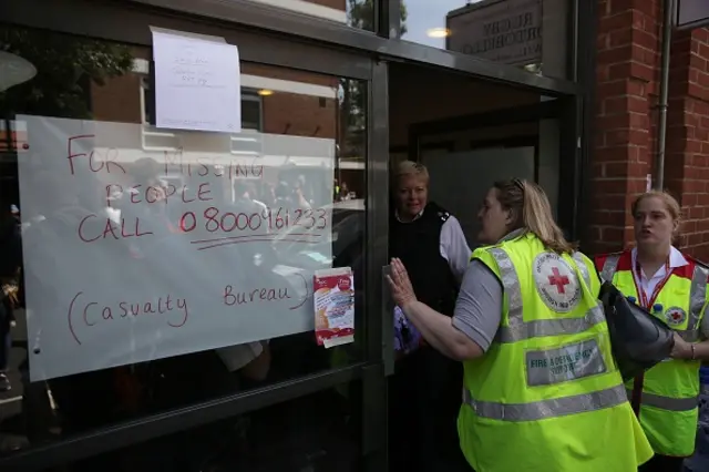 Red Cross drafted in to help Grenfell Tower victims