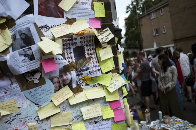 Tributes to the victims, 18 June