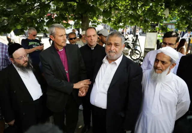 Faith leaders gather to show solidarity in Finsbury Park