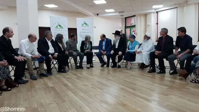 Prime Minister Theresa May and religious leaders