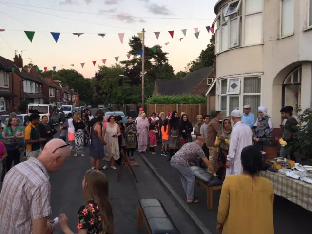 Street party in Normanton