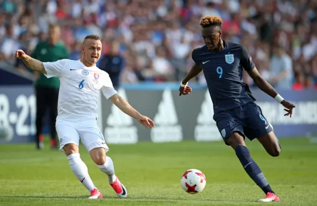 Stanislav Lobotka and Tammy Abraham