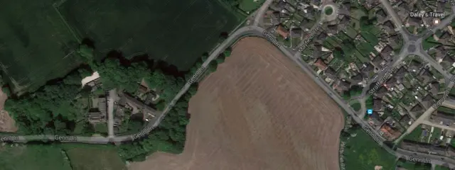 Genn Lane from above