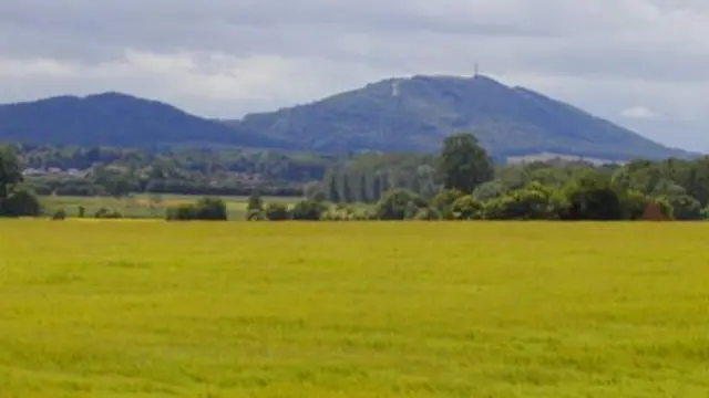 The Wrekin from Preston on the Weald Moors