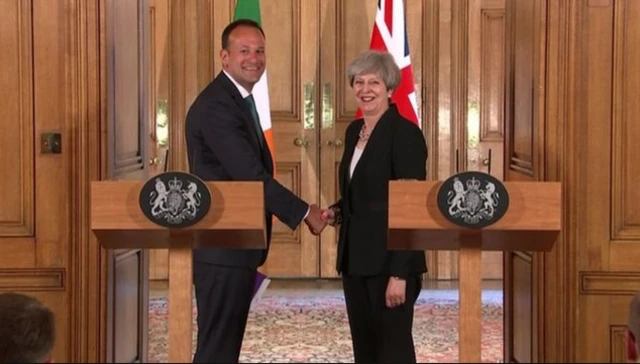 Leo Varadkar and Theresa May