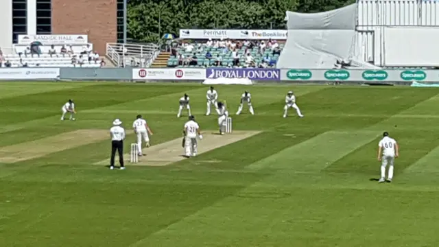 CRICKET IN THE SUNSHINE IN CHESTER-LE-STREET AS DURHAM HOST GLAMORGAN