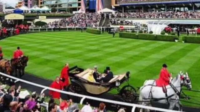 The Queen at Ascot