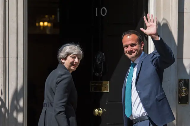 Theresa May and Leo Varadkar