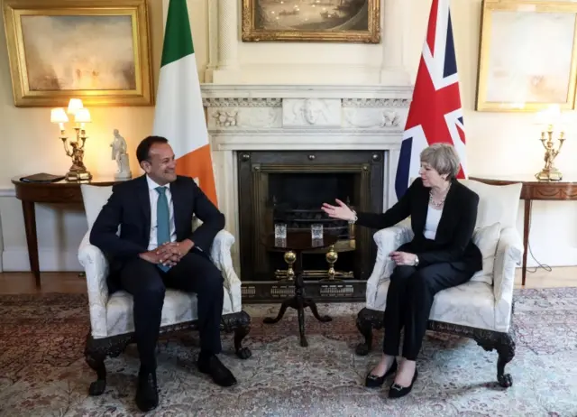 Theresa May and Leo Varadkar