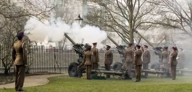 21-gun salute