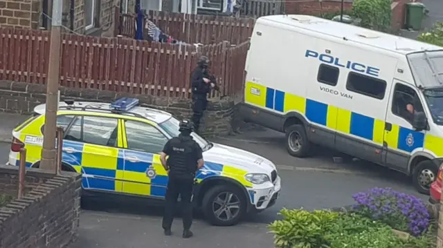 Anti-terror raid in Huddersfield