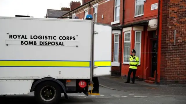 Bomb disposal van