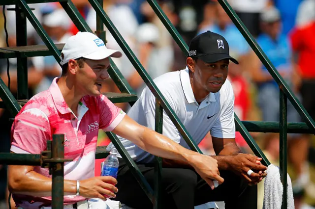 Martin Kaymer and Tiger Woods