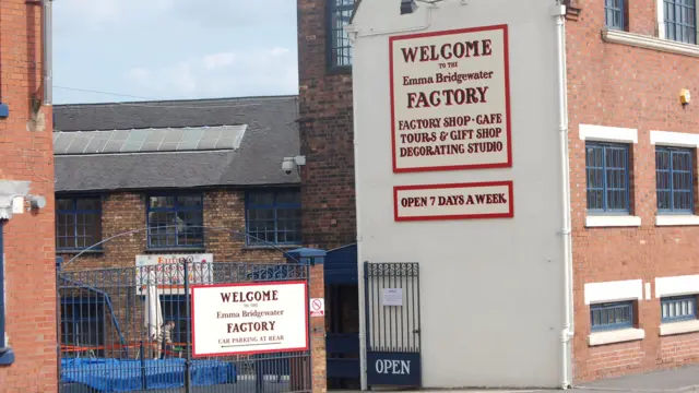 Entrance to Emma Bridgewater factory