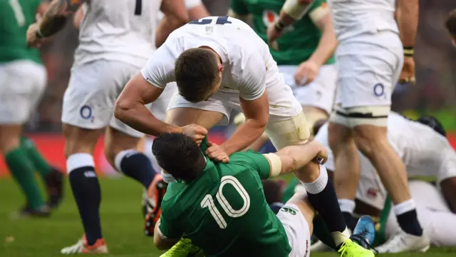 Owen Farrell and Jonny Sexton