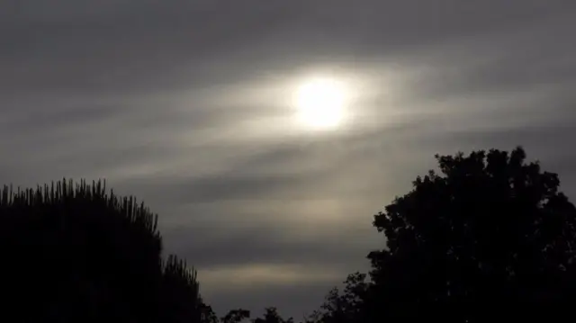 Skies over Stevenage.