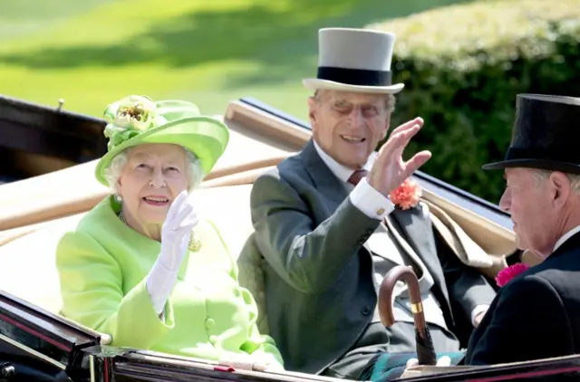 The Queen at Ascot